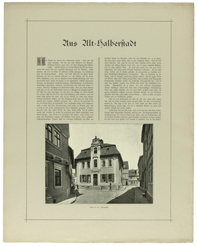 Vorschaubild Halberstadt: Haus in der Judengasse, Seite 1